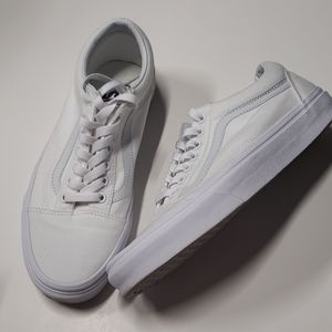 Vans old school true white mens 8.5